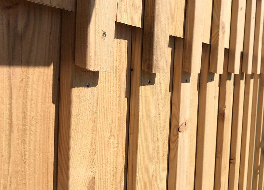 Schreinerwehr - Holzfassade Detail