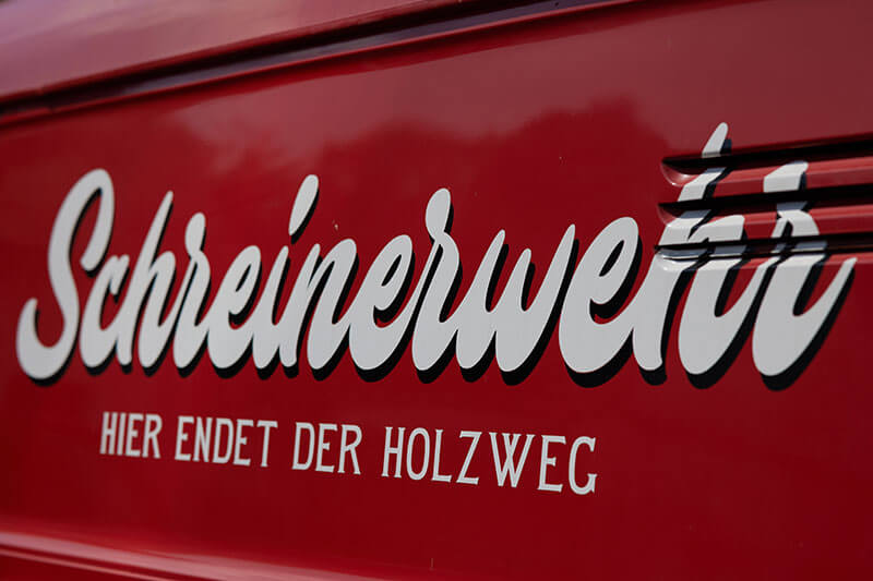 Schreinerwehr - Feuerwehrauto Schriftzug